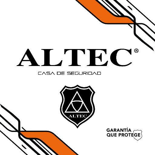Logotipo de Altec. Casa de seguridad
